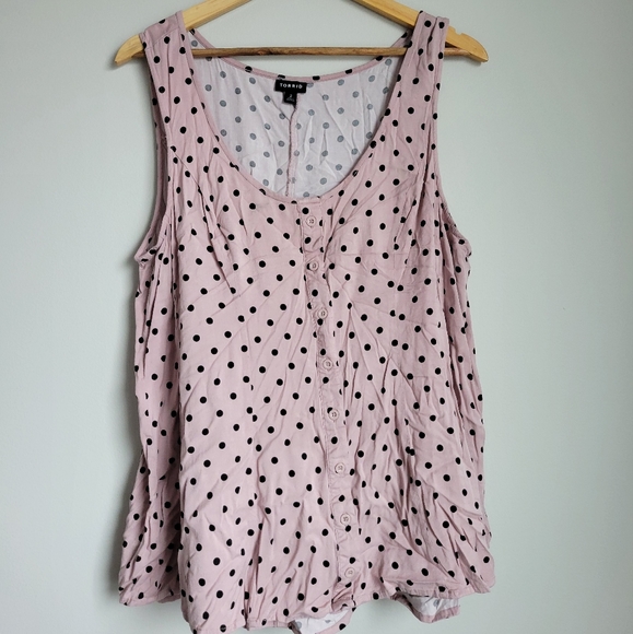 Torrid button front Tank Top - Picture 2 of 5